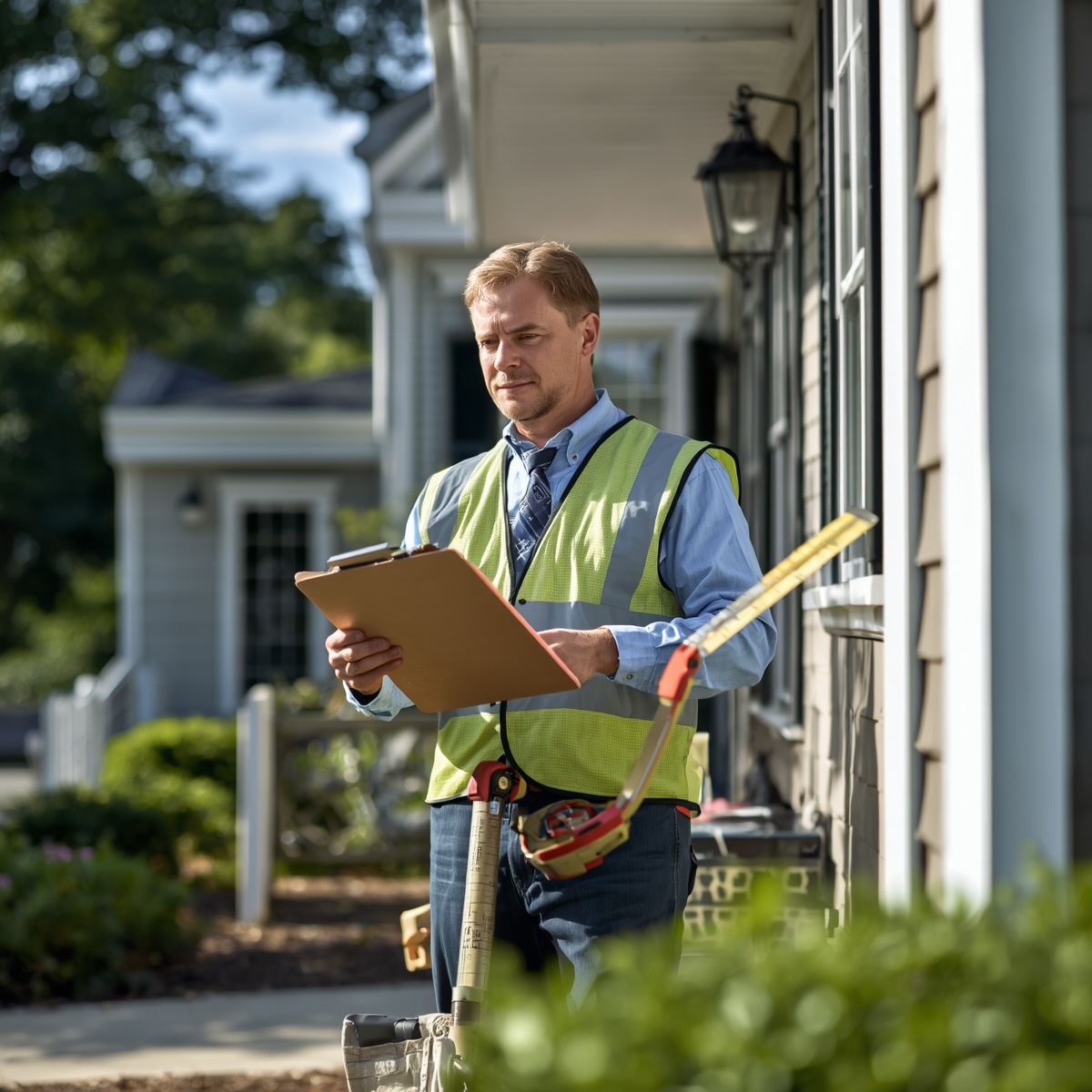 Couple reviewing real estate documents with an advisor